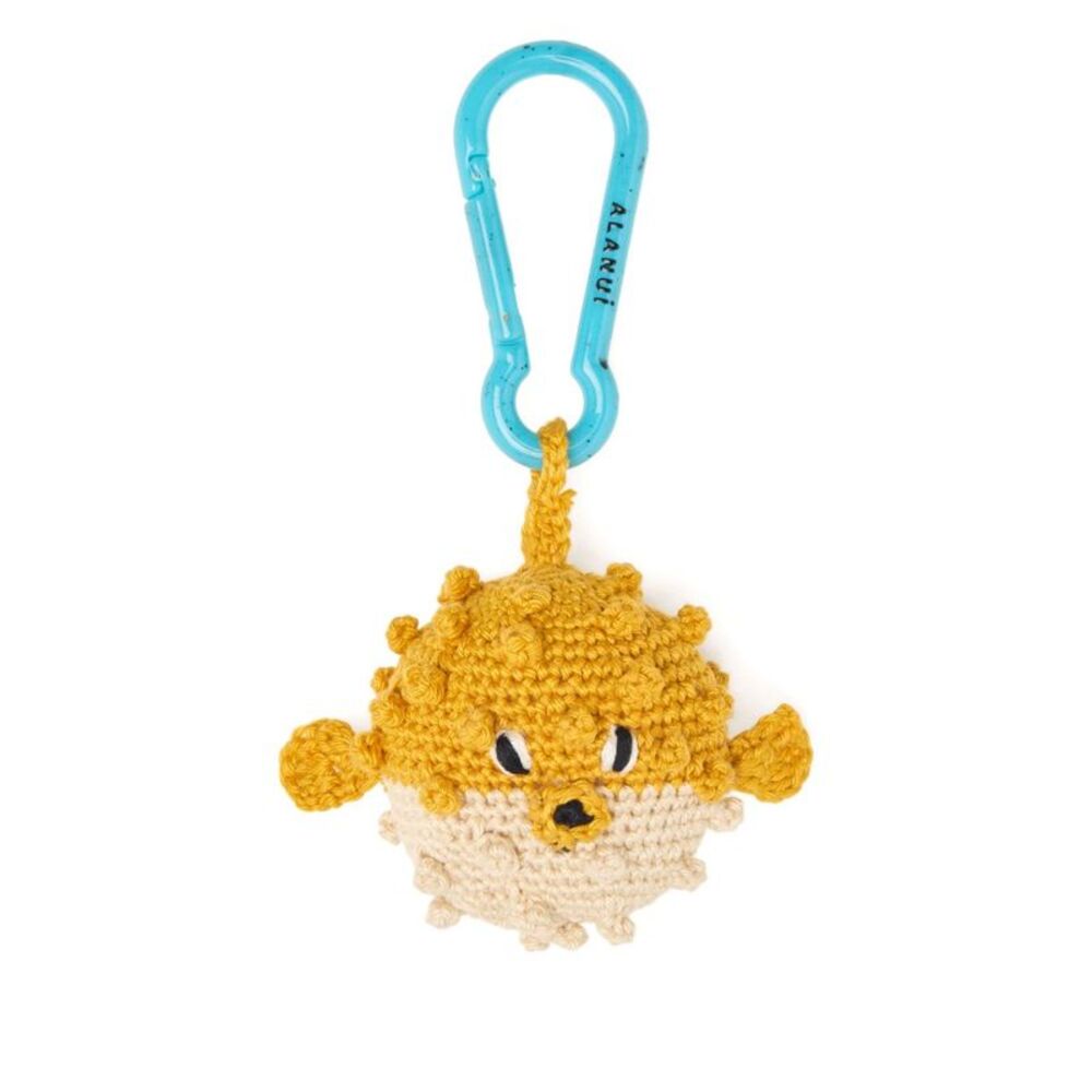 Alanui Women Puffer Fish Crochet Keyring